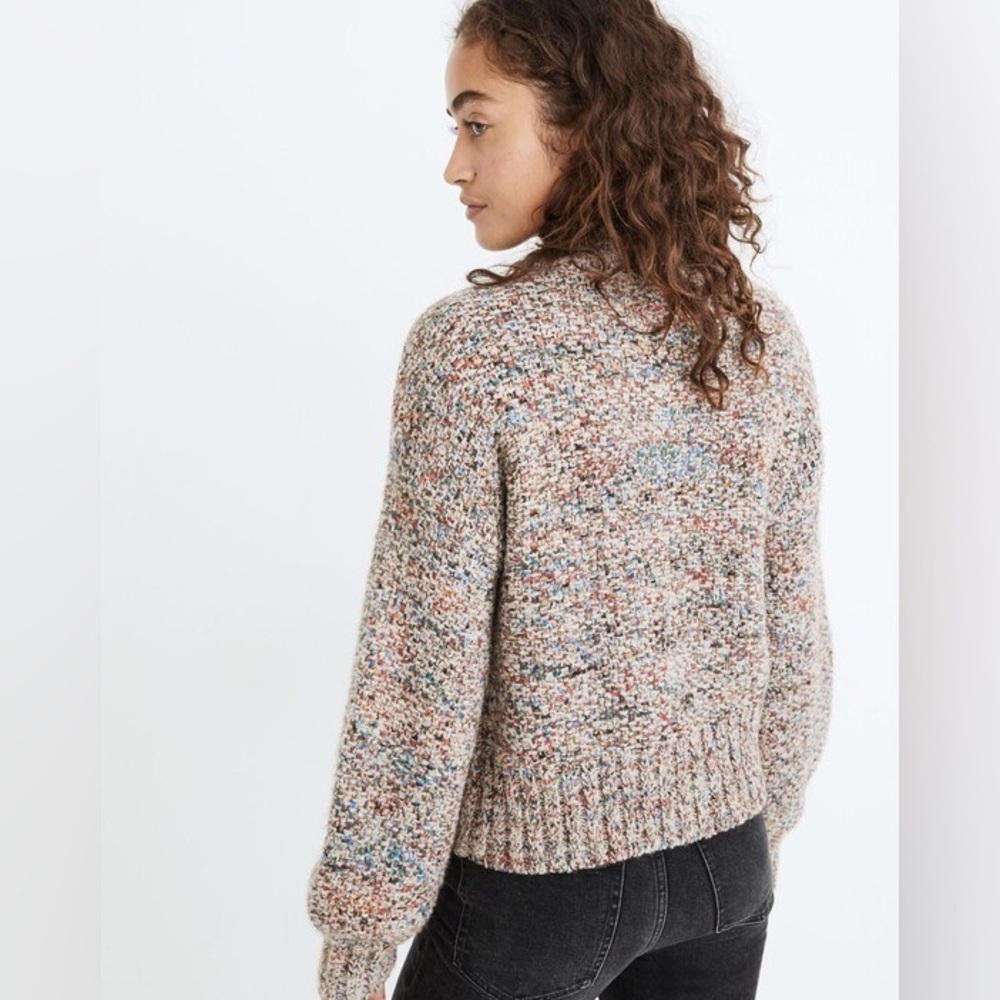 Madewell Sadler Cardigan Sweater Merino Wool-Blend Size S - Picture 5 of 12
